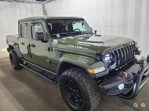 Sarge Green Clearcoat 2022 Jeep Gladiator Willys 4x4