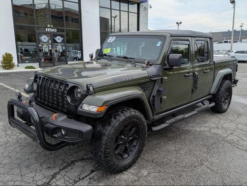 Sarge Green Clearcoat 2022 Jeep Gladiator Willys 4x4
