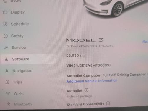 2021 Tesla Model 3 Standard Range Plus