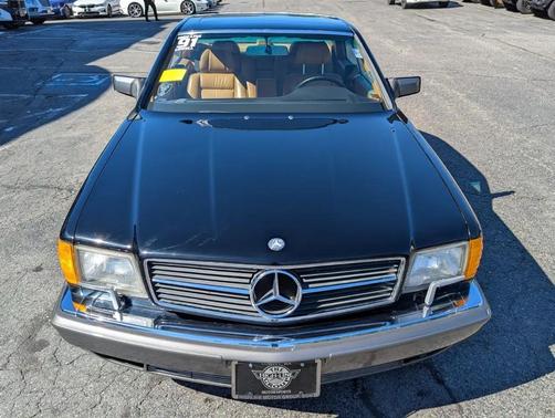 Black 1991 Mercedes-Benz S-Class 560SEC
