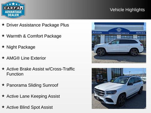 Polar White 2022 Mercedes-Benz GLS 450 4MATIC