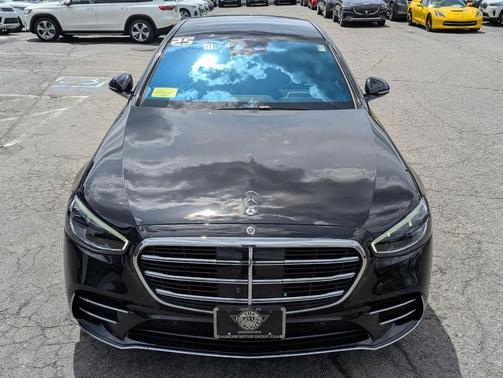 Black 2025 Mercedes-Benz S-Class 4MATIC