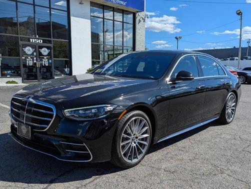 Black 2025 Mercedes-Benz S-Class 4MATIC