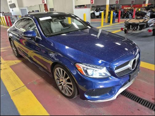 Blue 2017 Mercedes-Benz C-Class C 300 4MATIC