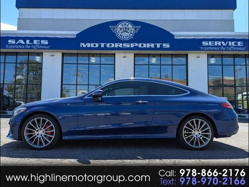 Blue 2017 Mercedes-Benz C-Class C 300 4MATIC