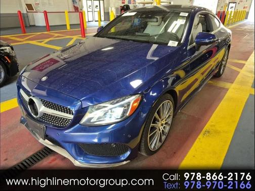 Blue 2017 Mercedes-Benz C-Class C 300 4MATIC