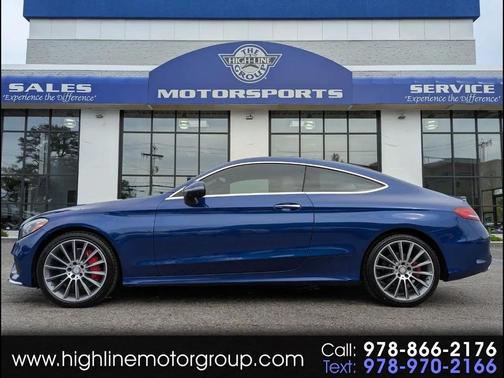 Blue 2017 Mercedes-Benz C-Class C 300 4MATIC