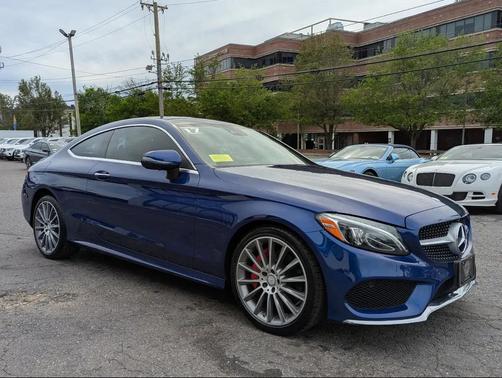 Blue 2017 Mercedes-Benz C-Class C 300 4MATIC