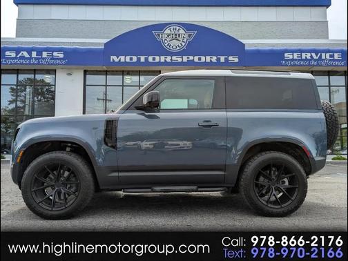 Tasman Blue Metallic 2024 Land Rover Defender 90 P300 S