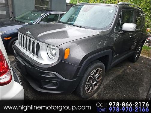 Granite Crystal Metallic Clearcoat 2017 Jeep Renegade Limited