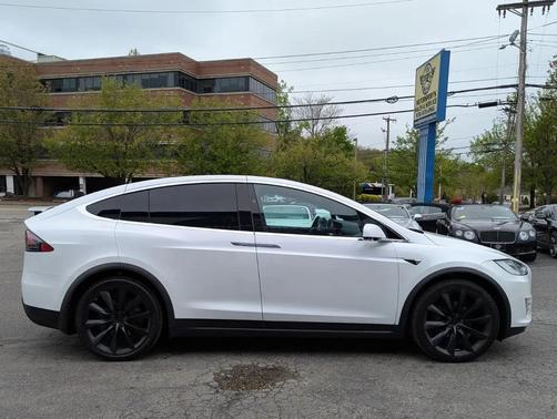 Pearl White Multi-Coat 2020 Tesla Model X Long Range Plus Dual Motor All-Wheel Drive