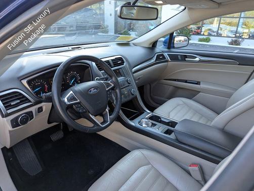 Lightning Blue 2017 Ford Fusion SE