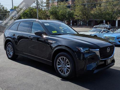 Jet Black Mica 2025 Mazda CX-90 PHEV Preferred