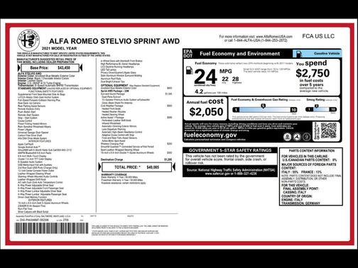 2021 Alfa Romeo Stelvio Base