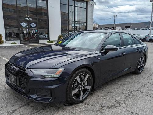 Blue 2021 Audi A6 55 Premium