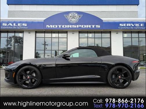 Santorini Black Metallic 2021 Jaguar F-TYPE First Edition P300 RWD Automatic