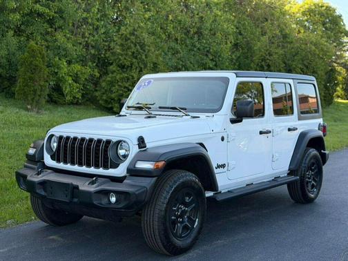 Bright White Clearcoat 2025 Jeep Wrangler Sport