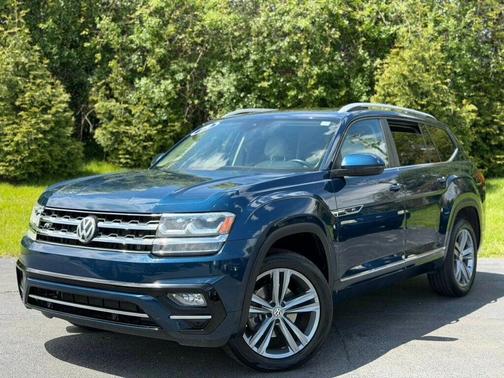 Tourmaline Blue Metallic 2019 Volkswagen Atlas 3.6L SEL