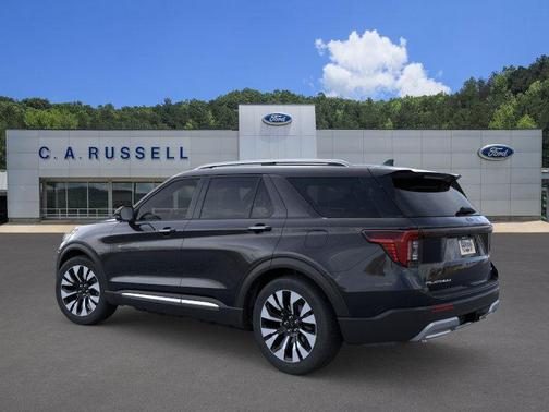 Black Metallic 2026 Ford Explorer Platinum