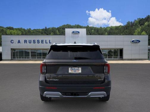 Black Metallic 2026 Ford Explorer Platinum