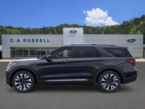 Black Metallic 2026 Ford Explorer Platinum