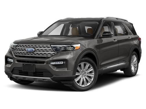 Gray Metallic 2023 Ford Explorer Limited