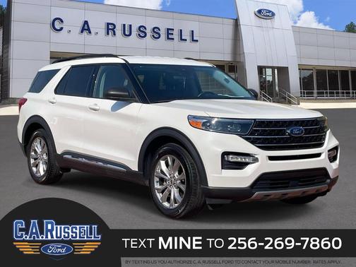 Star White 2024 Ford Explorer XLT