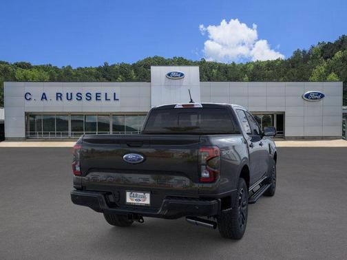 Shadow Black 2025 Ford Ranger Lariat