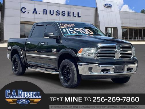Brilliant Black Crystal Pearlcoat 2015 RAM 1500 Big Horn