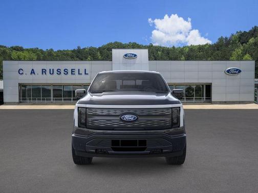 Agate Black Metallic 2025 Ford F-150 Lightning LARIAT