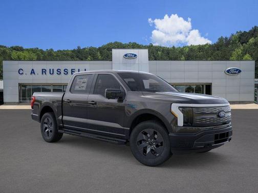 Agate Black Metallic 2025 Ford F-150 Lightning LARIAT