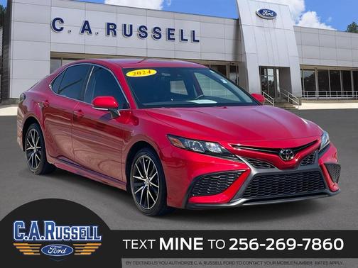 Red 2024 Toyota Camry SE