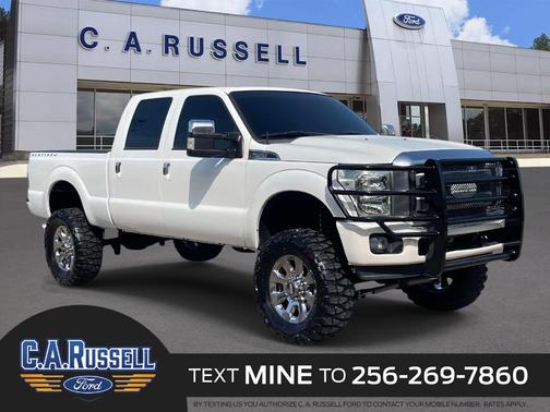 White Platinum Clearcoat Metallic 2015 Ford F-250 Platinum