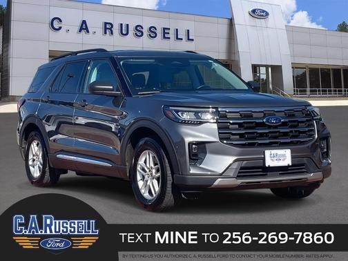 Gray Metallic 2025 Ford Explorer Active