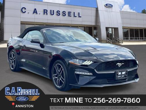 Shadow Black 2022 Ford Mustang EcoBoost Premium