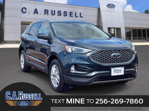 Stone Blue Metallic 2024 Ford Edge SEL