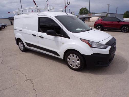 Frozen White 2021 Ford Transit Connect XL Cargo Van