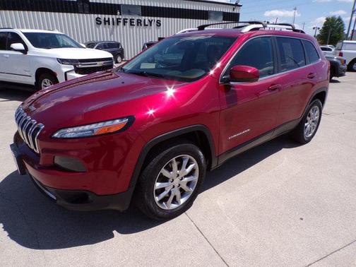 Deep Cherry Red Crystal Pearlcoat 2017 Jeep Cherokee Limited