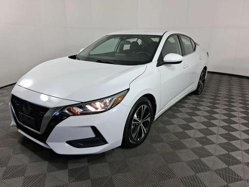 White 2022 Nissan Sentra SV