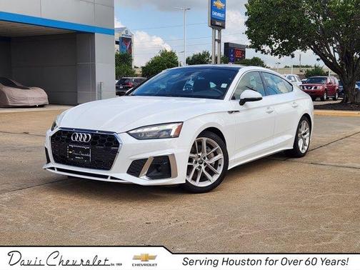 Arkona White 2024 Audi A5 Sportback S line Premium Plus