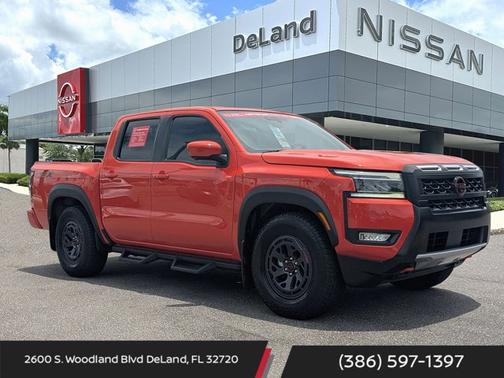 Orange 2025 Nissan Frontier PRO-X