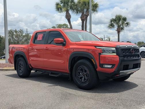 Orange 2025 Nissan Frontier PRO-X