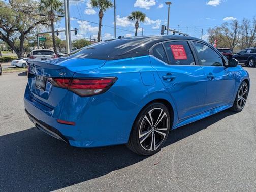 2 Tone Blue / Black Roof 2023 Nissan Sentra SR