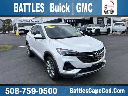 White Frost Tri-Coat 2023 Buick Encore GX Essence