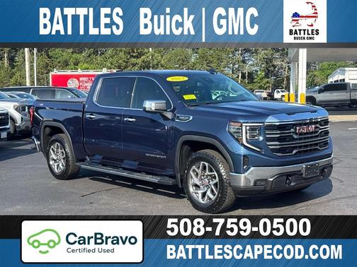 Pacific Blue Metallic 2023 GMC Sierra 1500 SLT