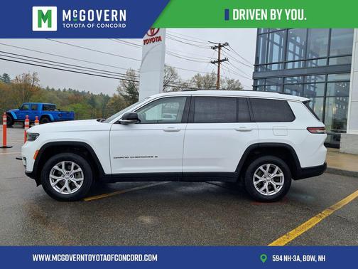 Bright White Clearcoat 2022 Jeep Grand Cherokee L Limited