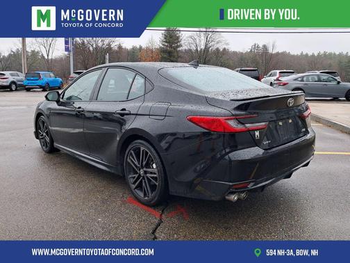 Midnight Black Metallic 2025 Toyota Camry XSE