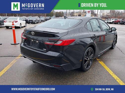 Midnight Black Metallic 2025 Toyota Camry XSE