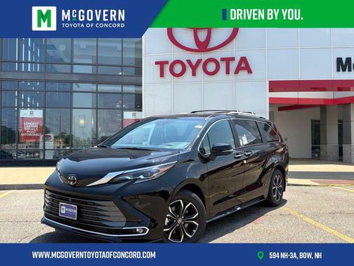 Midnight Black Metallic 2026 Toyota Sienna Platinum
