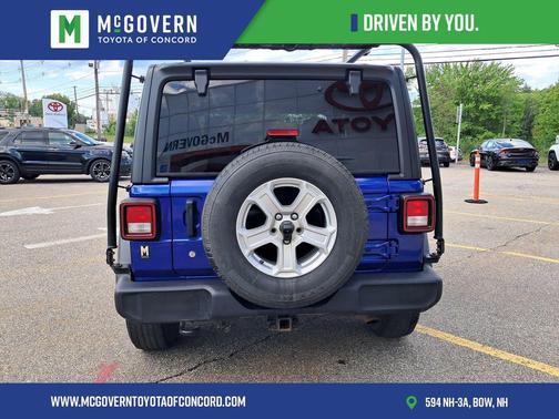 Ocean Blue Metallic Clearcoat 2020 Jeep Wrangler Sport S